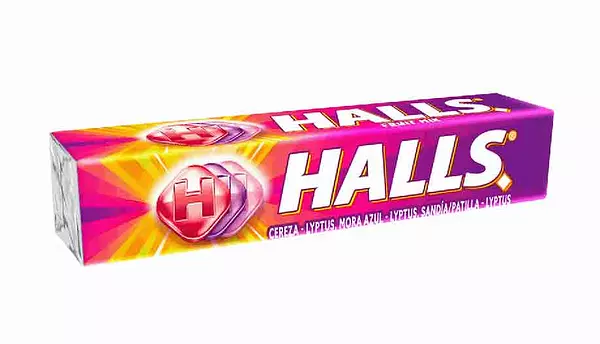 Halls Barra Fruit Mix X 9 Pastillas