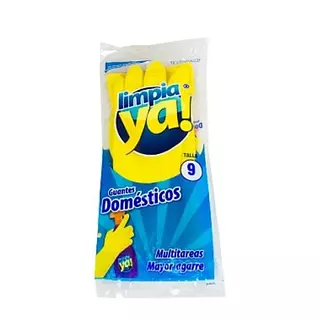 Guantes Amarillo Limpia Ya Talla 9