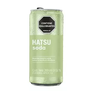 Soda Hatsu Sandia Y Albahaca Lata De 269ml