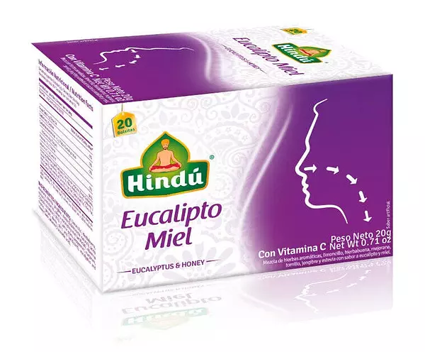 Aromaticas Hindu Eucalipto Y Miel X 20 Unidades