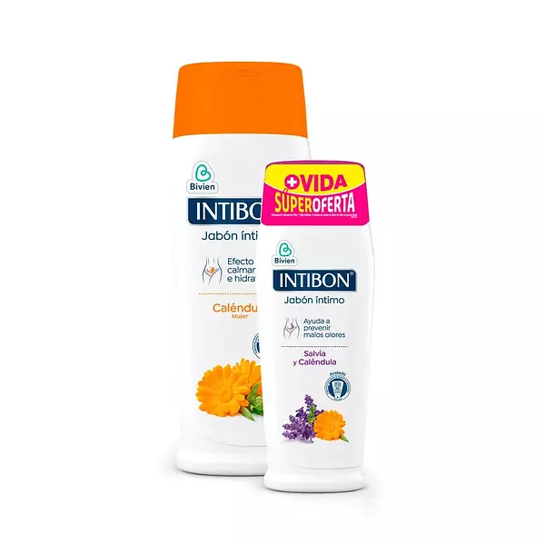 Jabón Intibon Caléndula X 210ml + Salvia Y Caléndula X 120ml