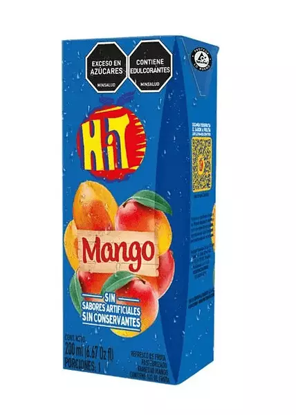 Jugo Hit Cajita Mango De 200ml