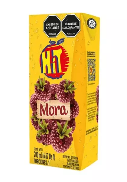 Jugo Hit Cajita Mora De 200ml