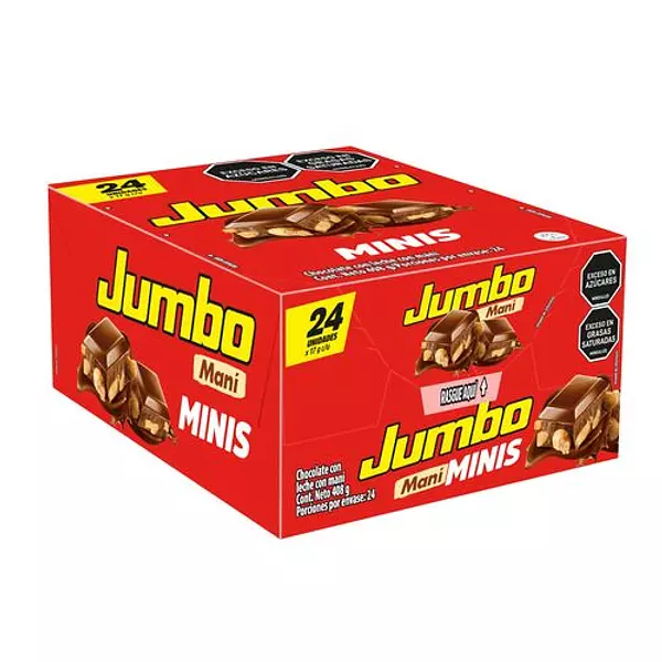 Jumbo Mani De 17g Caja X 24 Unidades