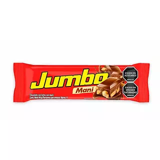 Chocolatina Jumbo Con Maní X 90g