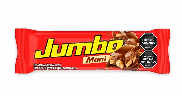 Chocolatina Jumbo Con Maní X 90g