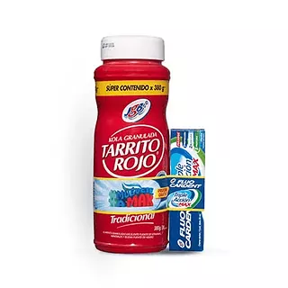Kola Tarrito Rojo De 380g + Crema Fluocardent De 22ml