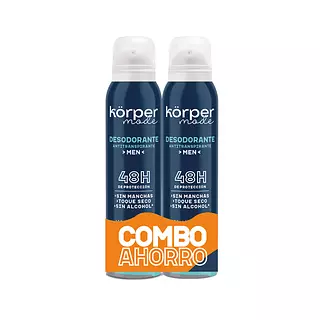 Desodorante Korper Men De 150ml X 2 Unidades