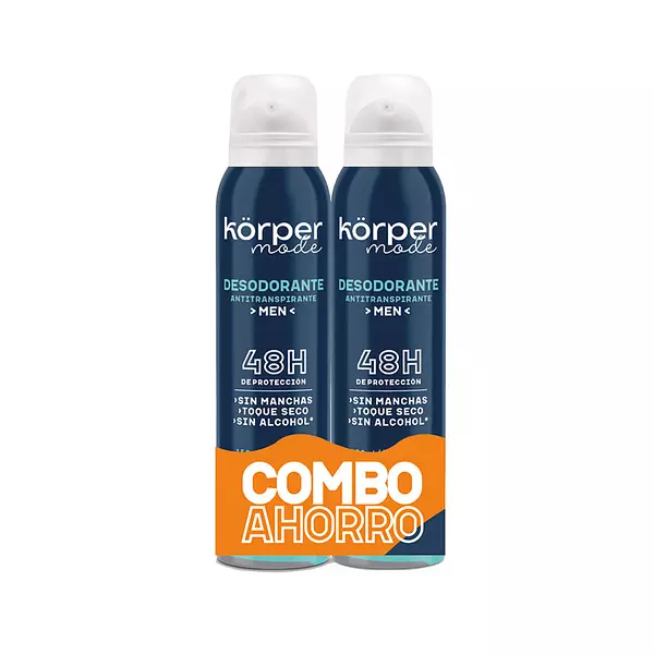 Desodorante Korper Men De 150ml X 2 Unidades