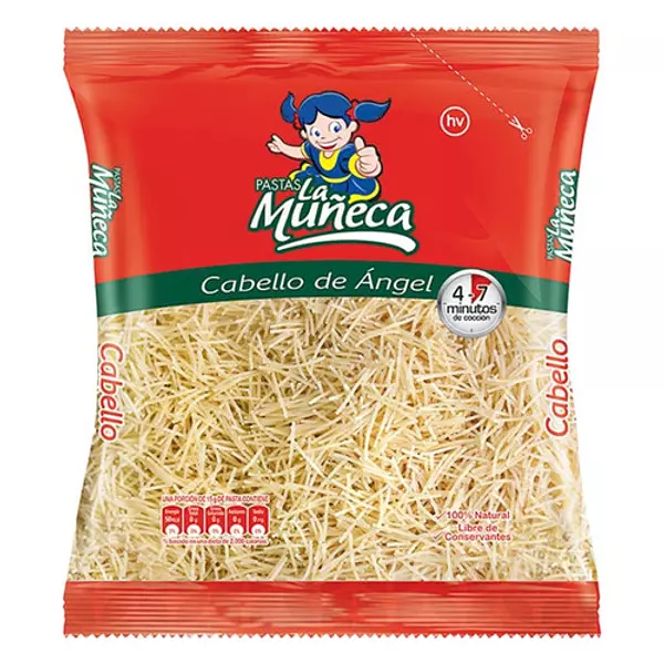 Pasta La Muñeca Cabello De Ángel X125g