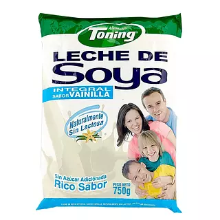 Leche De Soya De Vainilla Toning X 750g