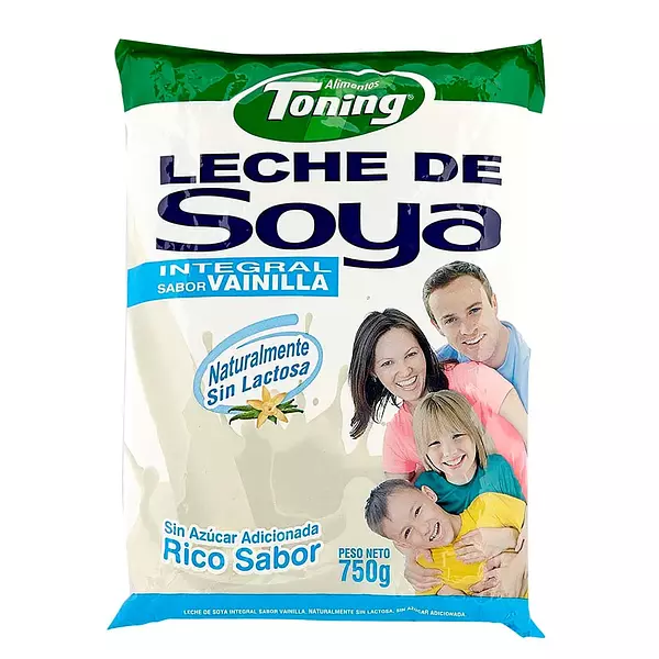 Leche De Soya De Vainilla Toning X 750g