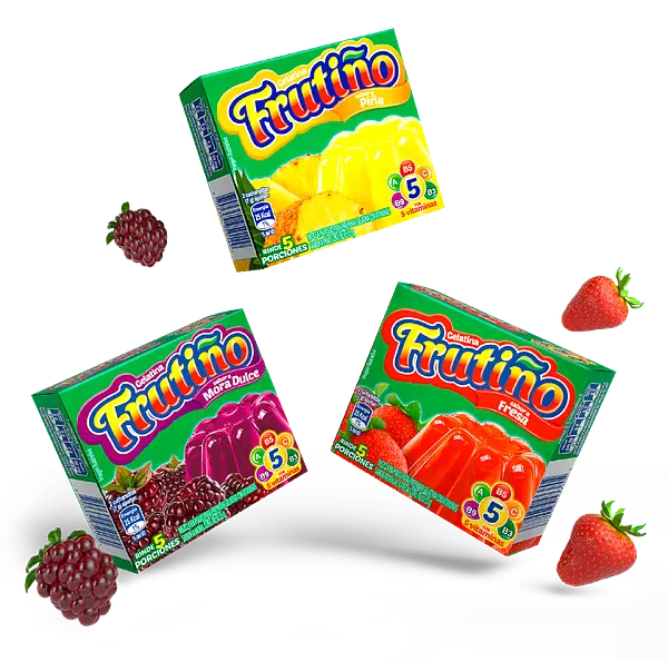 Gelatina Frutiño Sabores Surtidos De 14g