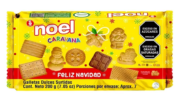 Galletas Noel Navidad Caravana Caja X 200gr