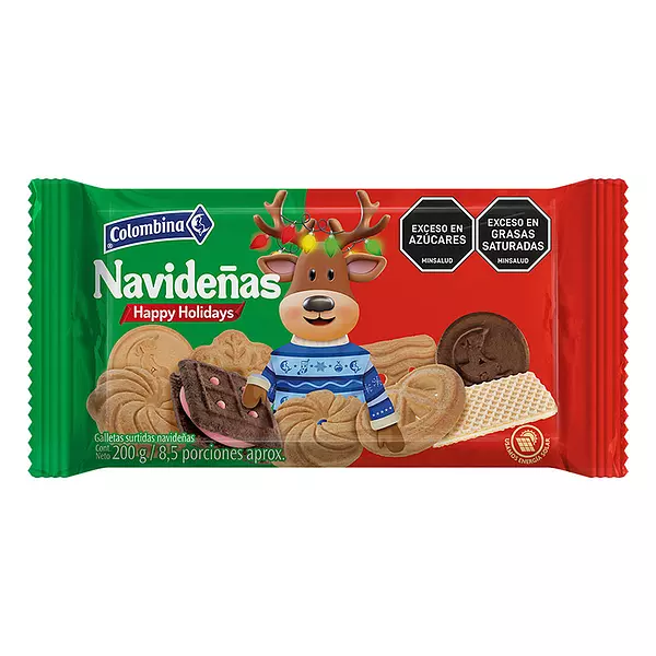 Galletas Navidad Colombina Caja X 200gr