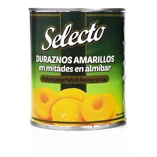 Durazno En Almibar Selecto De 820gr