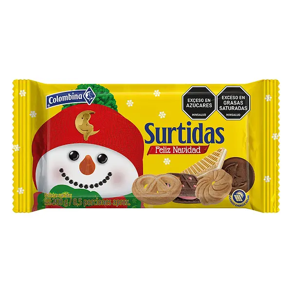 Galletas Navidad Colombina Caja X 200gr