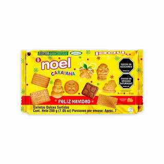 Galletas Noel Navidad Caravana Caja X 200gr