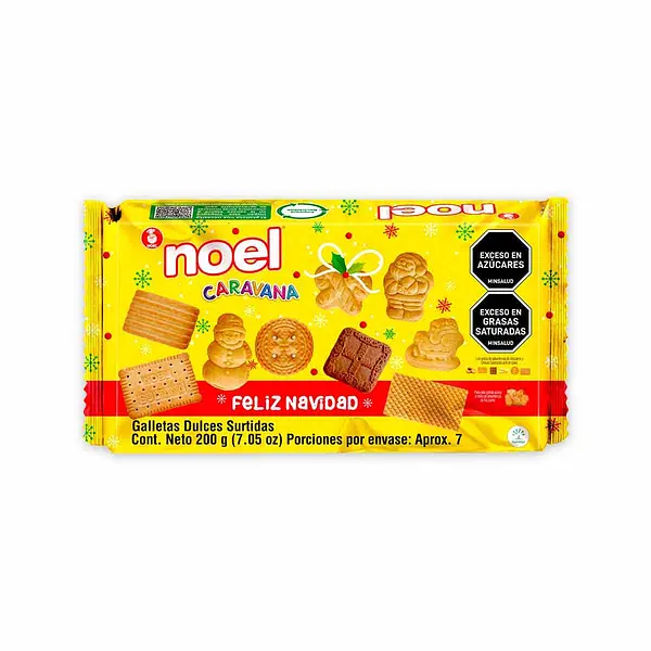 Galletas Noel Navidad Caravana Caja X 200gr