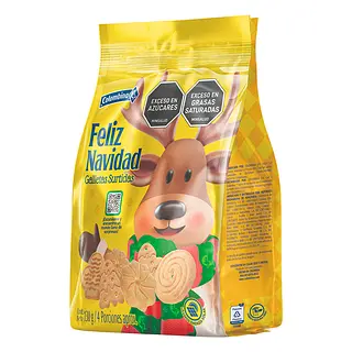 Galleta Feliz Navidad Colombina Bolsa X 130gr