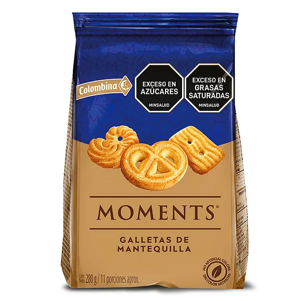Galletas Moments Mantequilla X 280gr