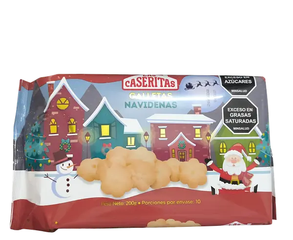 Galletas Navideñas Caseritas Displey X 200gr