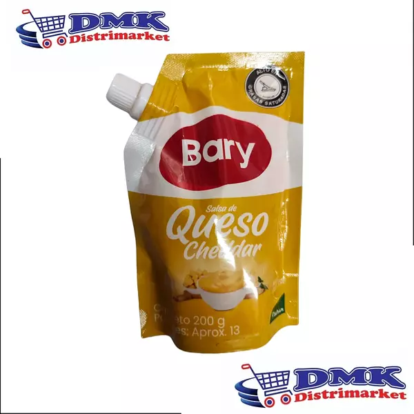 Salsa Queso Cheddar Bary De 200g