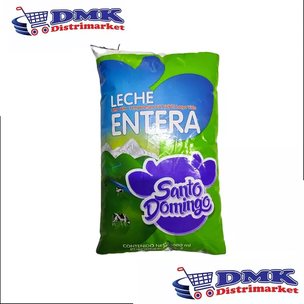 Leche Entera Santo Domingo X 1000ml