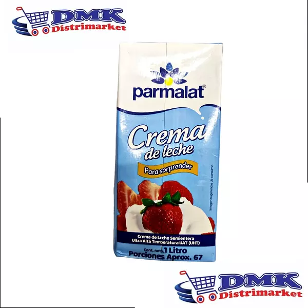 Crema De Leche Parmalat Caja X 1000ml