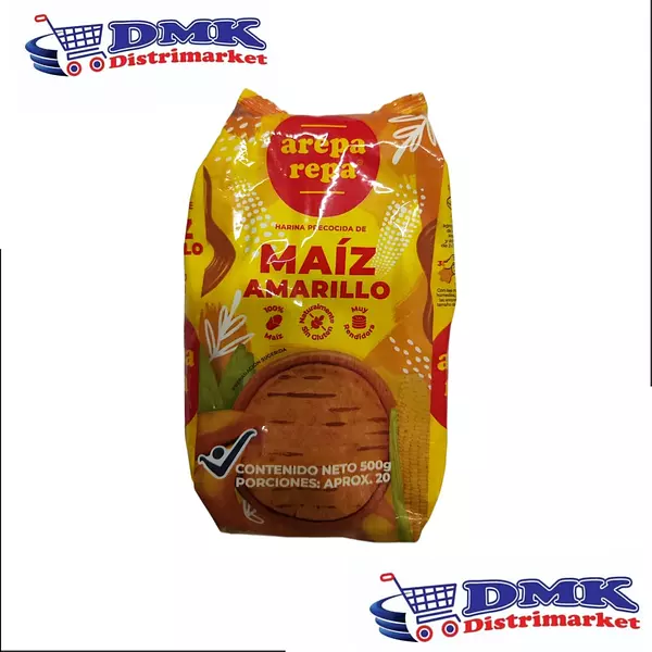 Harina Arepa Repa Maiz Amarillo X 500gr