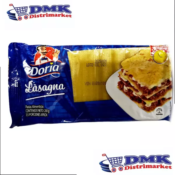 Pastas Doria Lasagna Precocida