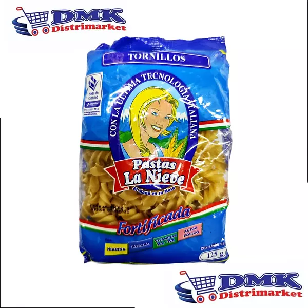 Pastas La Nieve Tornillos X 125gr