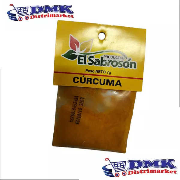 Curcuma Molida El Sabroson Sobre De 7g