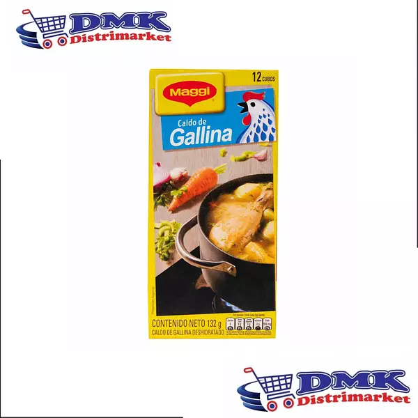 Caldo De Gallina Maggi Displey De 12 Cubos