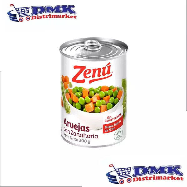 Arveja Con Zanahoria Zenu De 300g