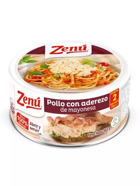 Pollo Zenú Aderezo Mayonesa Esparcible De 160g