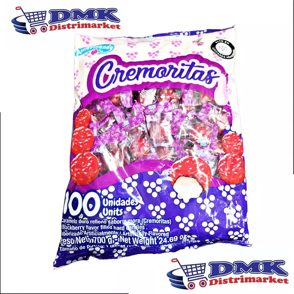 Cremoritas Rellenas Bolsa De 100 Units
