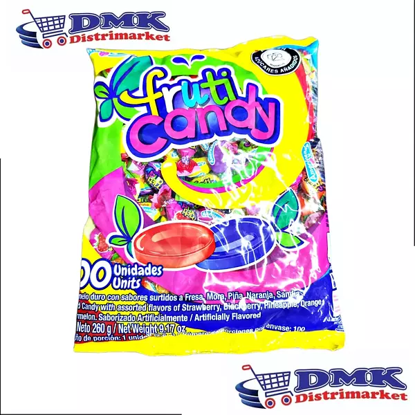 Fruti Candy Surtido Bolsa De 100 Unidades