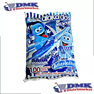 Menta Blanda Alokados Bolsa De 100 Unidades
