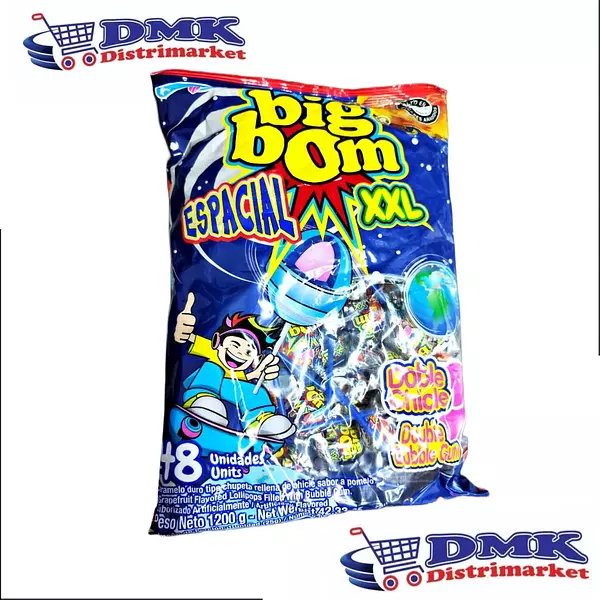 Big Bom Espacial Xxl Bolsa De 48 Unidades