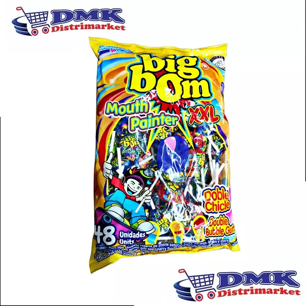 Big Bom Mouth Painter Xxl Bolsa De 48 Unidades