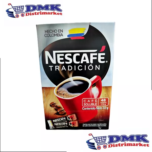 Nescafe Tradicional Caja De 48 Sobres