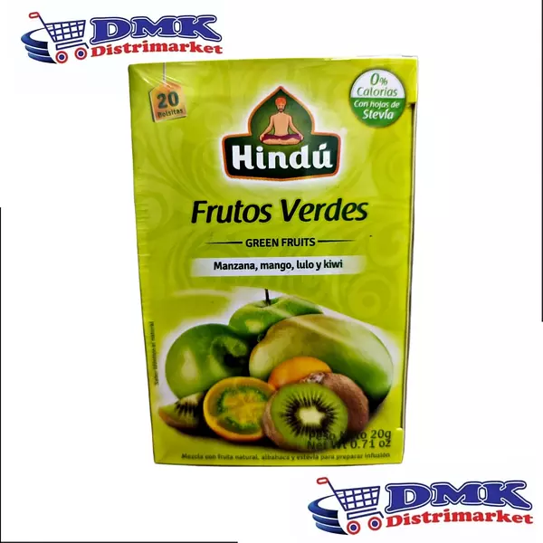 Hindú Infusión Frutos Verdes De 20 Unidades