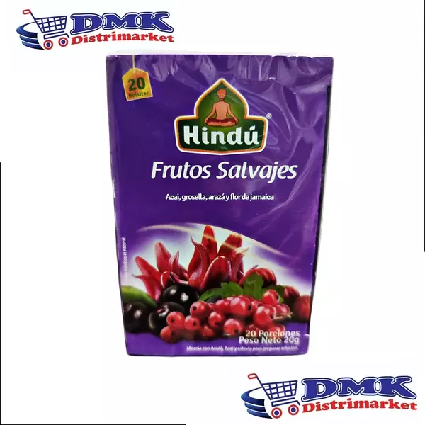 Hindu Infusion Frutos Salvajes De 20 Unidades
