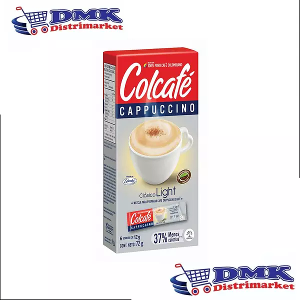 Colcafe Cappuccino Clasico Light Caja De 6 Sobres