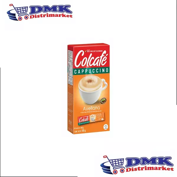 Colcafe Cappuccino Avellana Caja De 6 Sobres