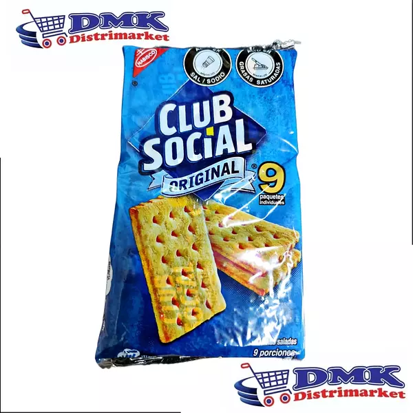 Galletas Club Social Original Paquete De 9 Unidades