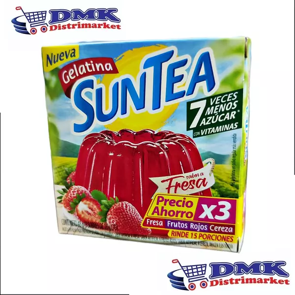 Gelatina Suntea Surtida Caja De 3 Sobres