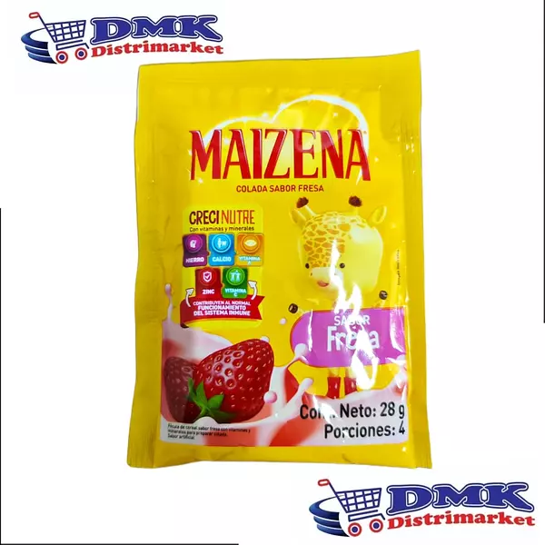 Colada Maizena Fresa Sobre De 28g