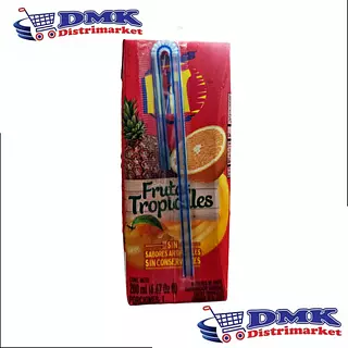 Jugo Hit Cajita Frutos Tropicales De 200ml